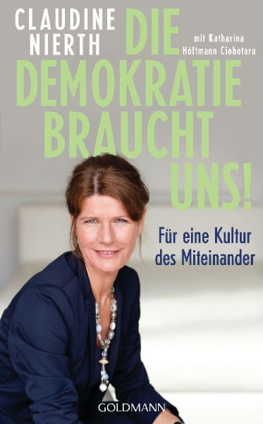 Buchcover und Innenansicht für das Buch: Die Demokratie braucht uns!