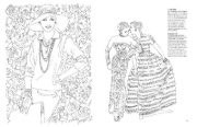 Buchcover und Innenansicht für das Buch: VOGUE Colouring Book