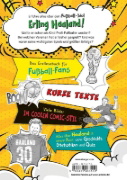 Buchcover und Innenansicht für das Buch: Fußball-Stars - Alles über Haaland. Vom Fußball-Talent zum Megastar