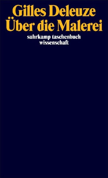 Buchcover und Innenansicht für das Buch: Sur la peinture. Cours Mars-Juin 1981