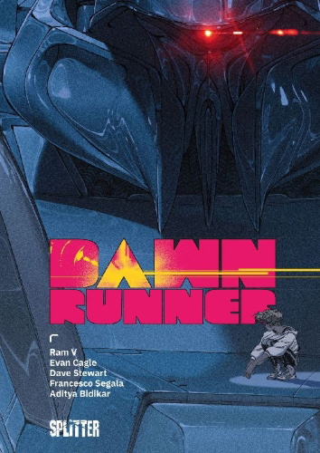 Buchcover und Innenansicht für das Buch: Dawnrunner