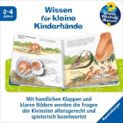 Buchcover und Innenansicht für das Buch: Wieso? Weshalb? Warum? junior, Band 25: Die Dinosaurier