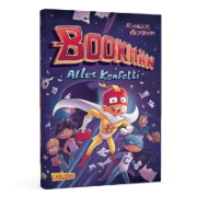 Buchcover und Innenansicht für das Buch: Bookmän: Alles Konfetti 