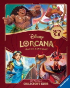 Buchcover und Innenansicht für das Buch: Disney Lorcana Trading Card Game - Official Collector's Guide: Sets 5-8 EN
