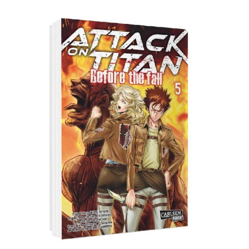 Buchcover und Innenansicht für das Buch: Shingeki no Kyojin - Before the Fall