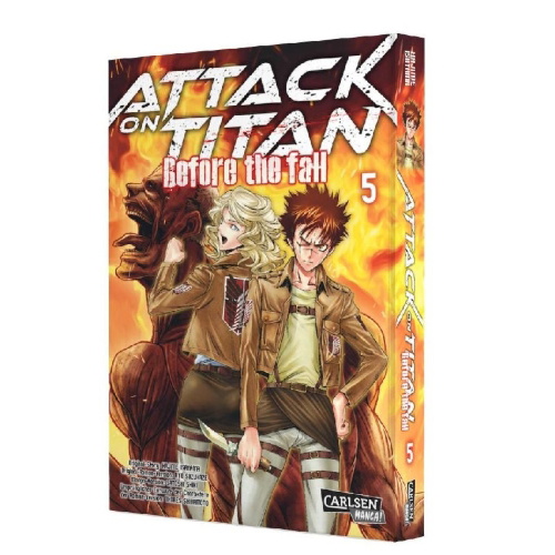 Buchcover und Innenansicht für das Buch: Shingeki no Kyojin - Before the Fall