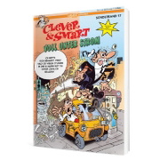 Buchcover und Innenansicht für das Buch: Mortadelo y Filemon: El coche eléctrico