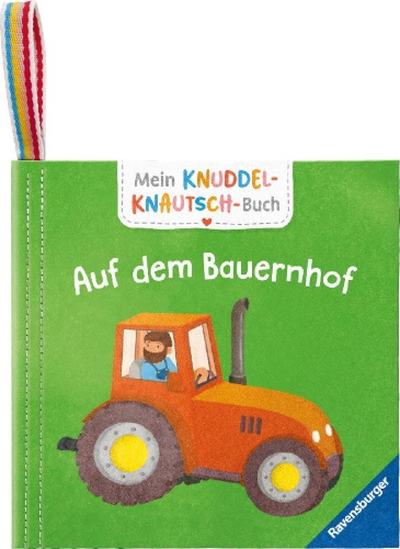 Buchcover und Innenansicht für das Buch: Mein Knuddel-Knautsch-Buch: robust, waschbar und federleicht. Praktisch für zu Hause und unterwegs