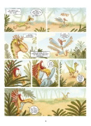 Buchcover und Innenansicht für das Buch: Dinodyssée 1