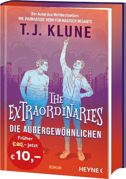 Buchcover und Innenansicht für das Buch: The Extraordinaries Book 1