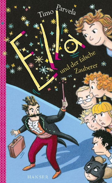Buchcover und Innenansicht für das Buch: Ella ja kaverit karkaavat koulusta (No. 15)