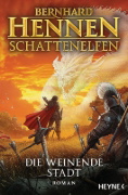 Buchcover und Innenansicht für das Buch: Schattenelfen - Die weinende Stadt