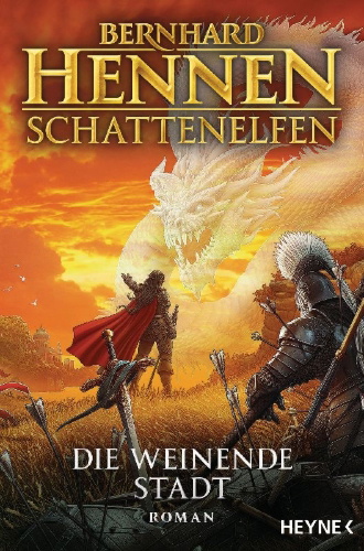 Buchcover und Innenansicht für das Buch: Schattenelfen - Die weinende Stadt