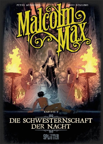 Buchcover und Innenansicht für das Buch: Malcolm Max. Band 5