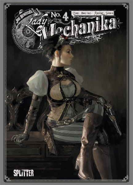 Buchcover und Innenansicht für das Buch: Lady Mechanika Collector's Edition. Band 4