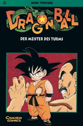 Buchcover und Innenansicht für das Buch: Dragon Ball 08. Der Meister des Turms