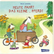 Buchcover und Innenansicht für das Buch: Heute fährt das kleine ... Pferd!