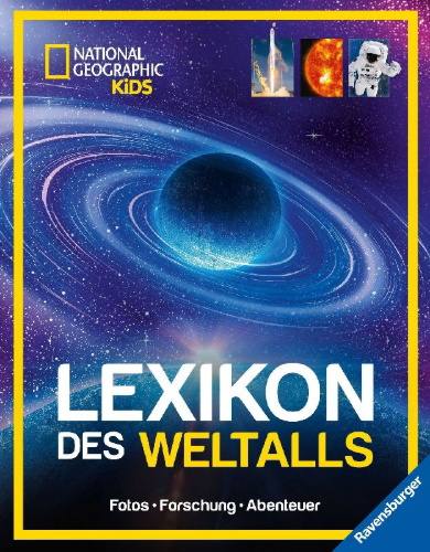Buchcover und Innenansicht für das Buch: National Geographic Kids Space Encyclopedia