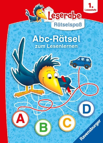 Buchcover und Innenansicht für das Buch: Leserabe Rätselspaß - Abc-Rätsel zum Lesenlernen (1. Lesestufe)