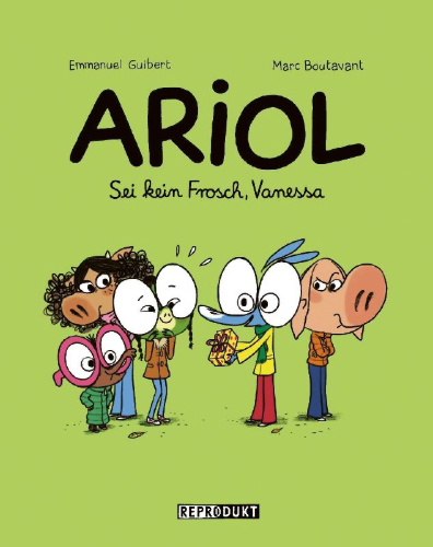 Buchcover und Innenansicht für das Buch: Ariol 11: Sei kein Frosch, Vanessa