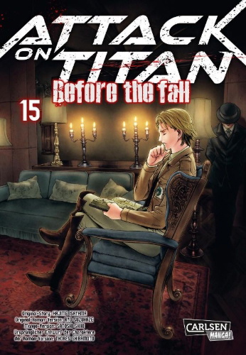 Buchcover und Innenansicht für das Buch: Shingeki no Kyojin - Before the Fall