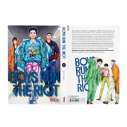Buchcover und Innenansicht für das Buch: Boys Run the Riot