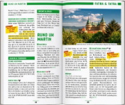 Buchcover und Innenansicht für das Buch: MARCO POLO Reiseführer Slowakei