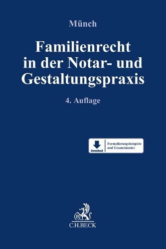 Buchcover und Innenansicht für das Buch: Familienrecht in der Notar- und Gestaltungspraxis