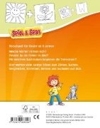 Buchcover und Innenansicht für das Buch: Spiel & Spaß - Grundschul-Rätselspaß für unterwegs