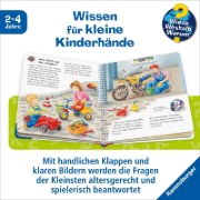 Buchcover und Innenansicht für das Buch: Wieso? Weshalb? Warum? junior, Band 11: Autos und Laster