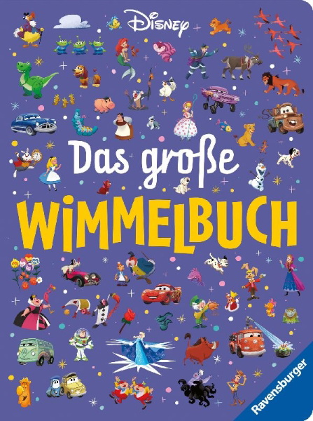 Buchcover und Innenansicht für das Buch: Disney - Das große Wimmelbuch