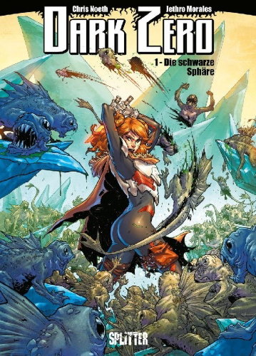 Buchcover und Innenansicht für das Buch: Dark Zero. Band 1