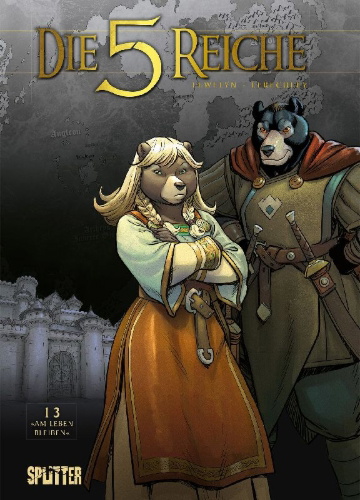 Buchcover und Innenansicht für das Buch: Les 5 Terres 13