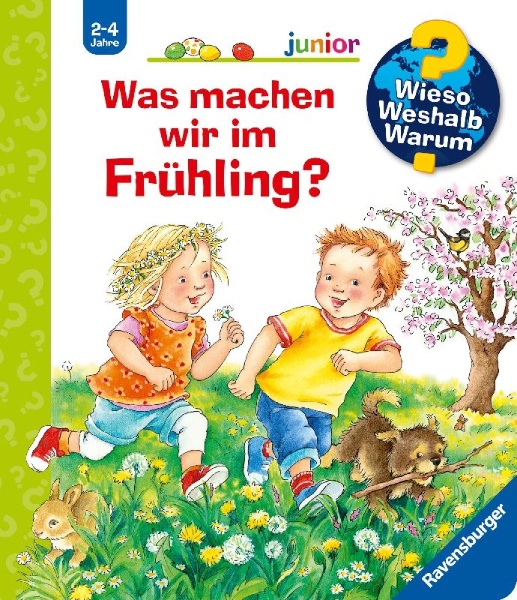 Buchcover und Innenansicht für das Buch: Wieso? Weshalb? Warum? junior, Band 59: Was machen wir im Frühling?