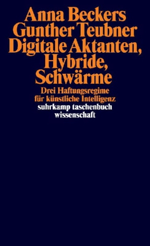 Buchcover und Innenansicht für das Buch: Digitale Aktanten, Hybride, Schwärme