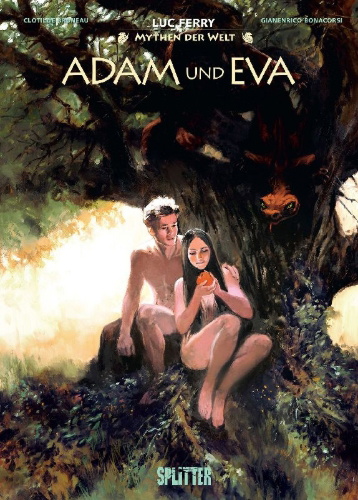 Buchcover und Innenansicht für das Buch: La sagesse des mythes: Adam et ève