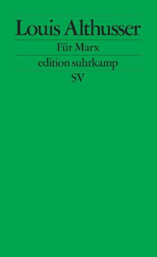 Buchcover und Innenansicht für das Buch: Pour Marx