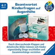 Buchcover und Innenansicht für das Buch: Wieso? Weshalb? Warum?, Band 41: Wir entdecken Wale und Delfine