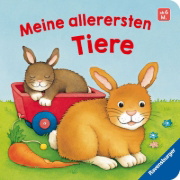 Buchcover und Innenansicht für das Buch: Meine allerersten Tiere