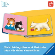 Buchcover und Innenansicht für das Buch: Meine allerersten Tiere