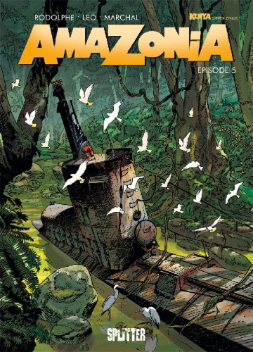 Buchcover und Innenansicht für das Buch: Amazonia. Band 5