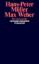 Buchcover und Innenansicht für das Buch: Max Weber