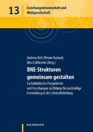 Buchcover und Innenansicht für das Buch: BNE-Strukturen gemeinsam gestalten