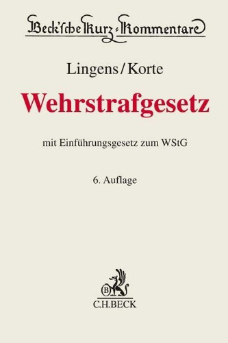 Buchcover und Innenansicht für das Buch: Wehrstrafgesetz