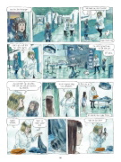 Buchcover und Innenansicht für das Buch: Der goldene Kompass - Die Graphic Novel zu His Dark Materials 1