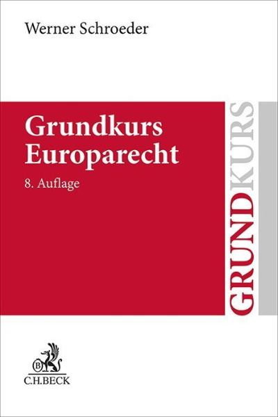 Buchcover und Innenansicht für das Buch: Grundkurs Europarecht
