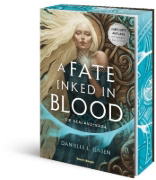 Buchcover und Innenansicht für das Buch:  A Fate Inked in Blood
