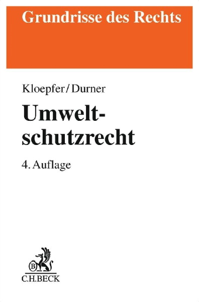 Buchcover und Innenansicht für das Buch: Umweltschutzrecht