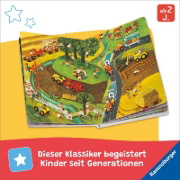 Buchcover und Innenansicht für das Buch: Mein Wimmelbuch: Bei uns im Dorf