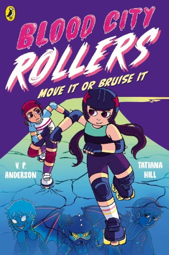 Buchcover und Innenansicht für das Buch: Blood City Rollers 2